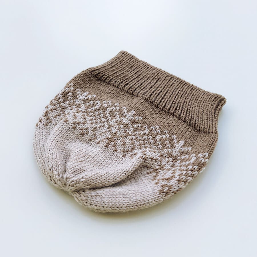 Čepička pro miminko | merino | béžová - Obrázek 3