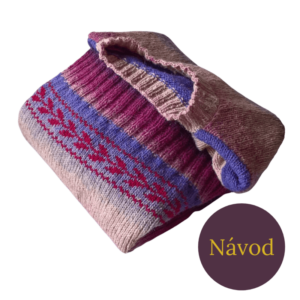 Návod na upletení svetru s norskými bordurami